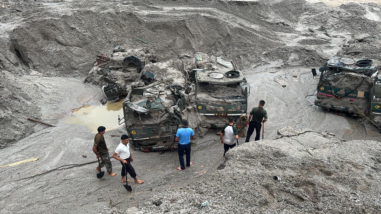 Sikkim Flood Indian Army rescue operation