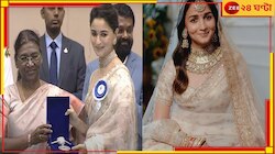 জাতীয় পুরস্কারের মঞ্চে কেন বিয়ের শাড়ি পরলেন? মুখ খুললেন আলিয়া