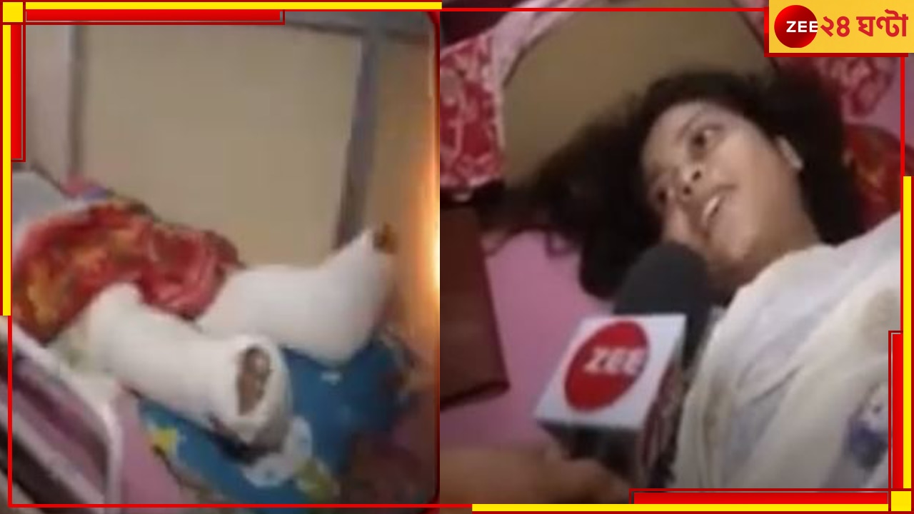 রিলস বানাতে গিয়ে চারতলা থেকে পড়ে গেলেন তরুণী! তারপর… woman injured in a accident while making reels on roof at Birati