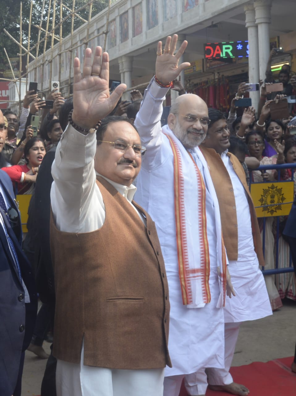 Amit Shah in Kolkata