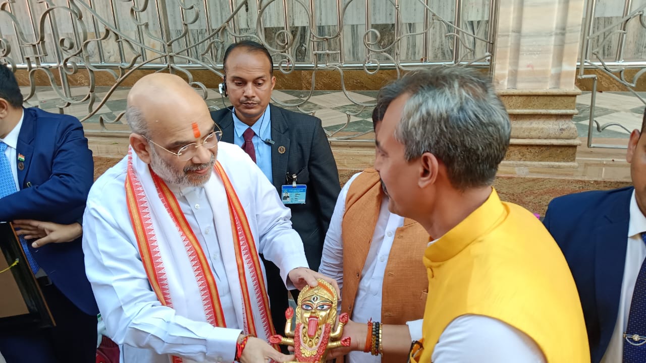 Amit Shah in Kolkata