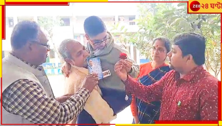 Kalna: হাঁটতে পারে না, তাতে কী? বাবার কোলে চড়েই মাধ্যমিক দিচ্ছে বিষ্ণু... Kalna: হাঁটতে পারে না, তাতে কী? বাবার কোলে চড়েই মাধ্যমিক দিচ্ছে বিষ্ণু...