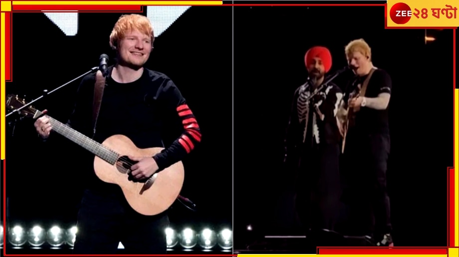 Ed Sheeran With Diljit Dosanjh: মুম্বই মৌতাত! দিলজিতের সঙ্গে পঞ্জাবি গানে মঞ্চ মাতালেন এড শিরান...