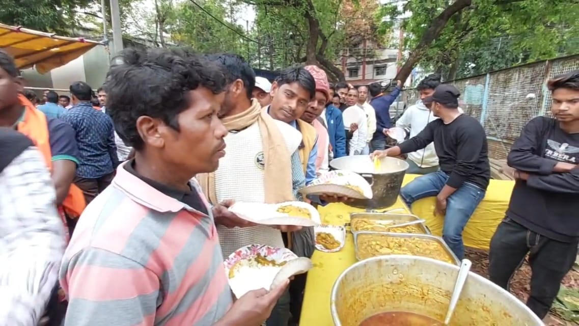Fish Curry and Rice in BJP meeting