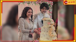 ঠিক যেন রূপকথার রাজা-রানি! আদৃত-কৌশাম্বির রিসেপশনে তারকার মেলা...