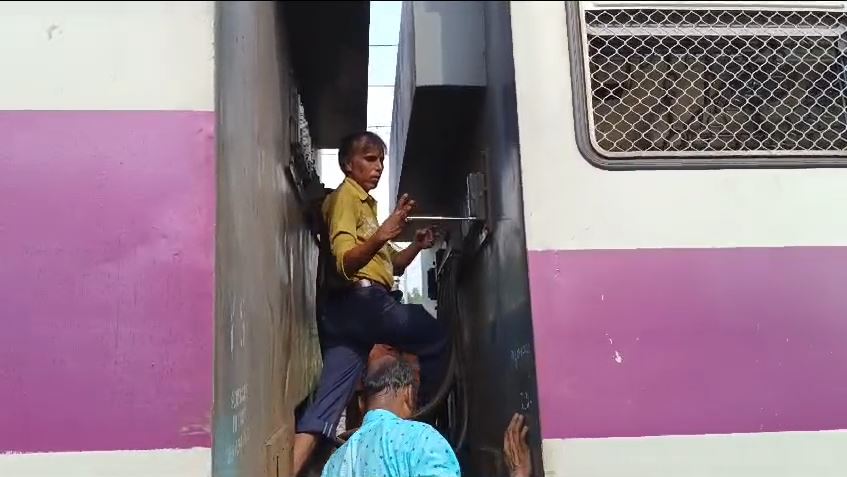 Howrah main line train service disrupted