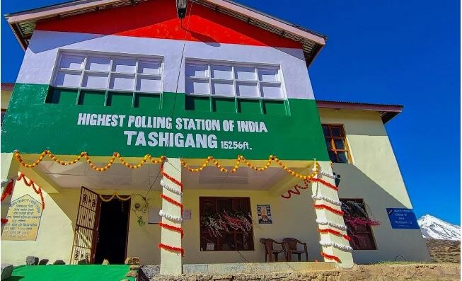 World's Highest Polling Station Tashigang Himachal Pradesh 