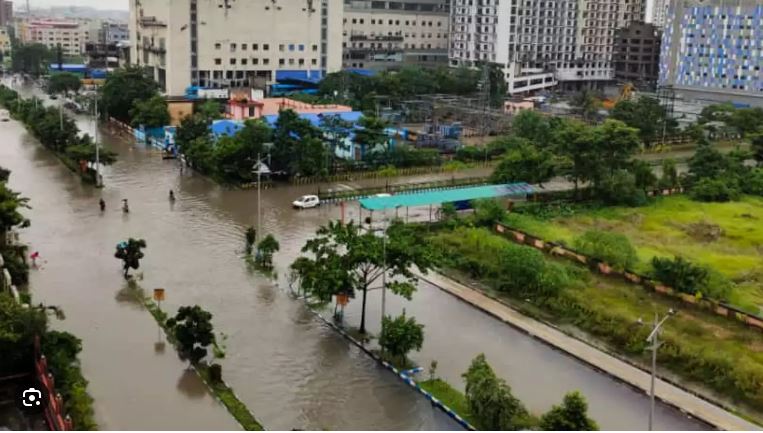 Waterlogging in Kolkata