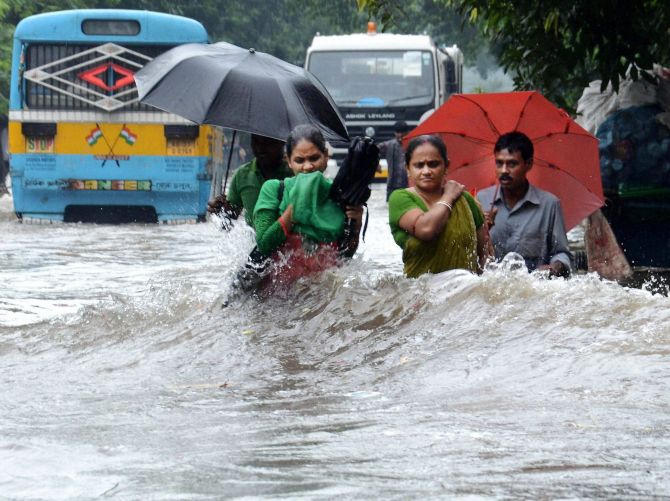 Waterlogging in Kolkata