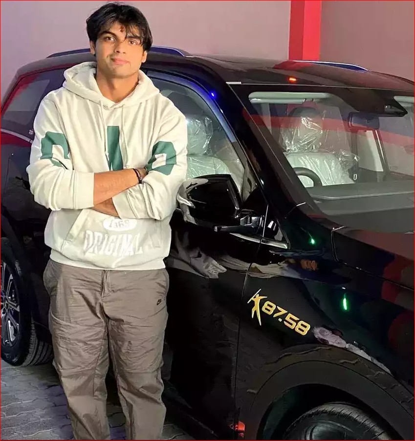 Neeraj Chopra Car Collection