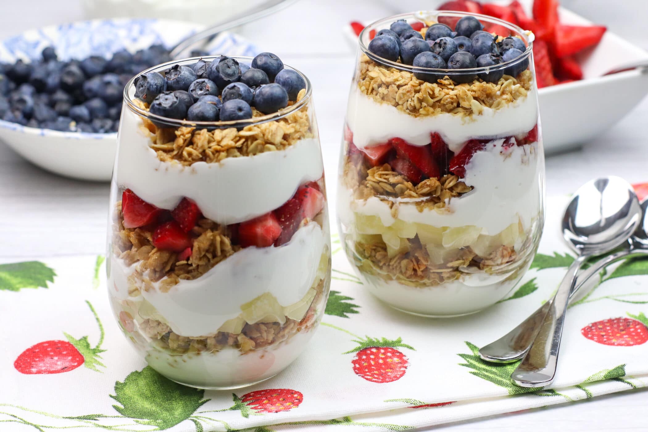 Greek Yogurt and Fruit Parfait