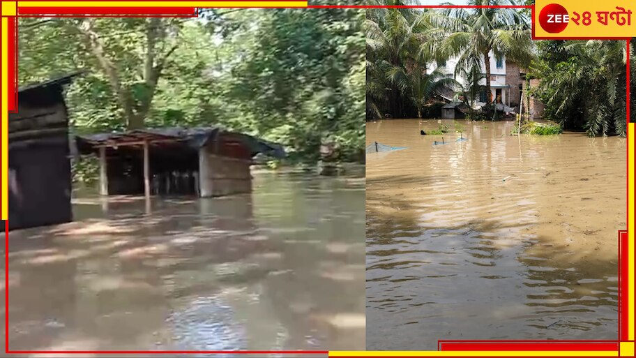 Udaynarayanpur Flood: জলের তলায় আমতা- উদয়নারায়ণপুর! ডিভিসি'র ছাড়া জলেই এ ভয়াবহ বন্যা?