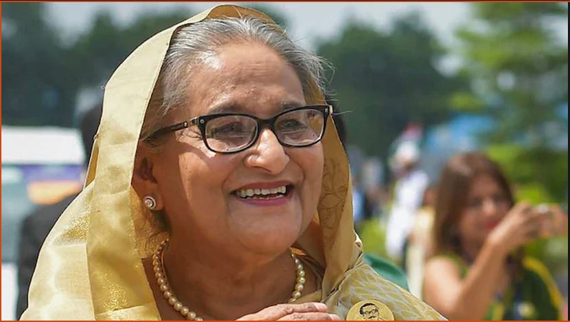 Sheikh Hasina at Delhi 