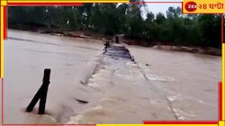টানা বৃষ্টিতে ভাসছে গ্রাম! ডুবল সেতু, ভয়াবহ দৃশ্য...