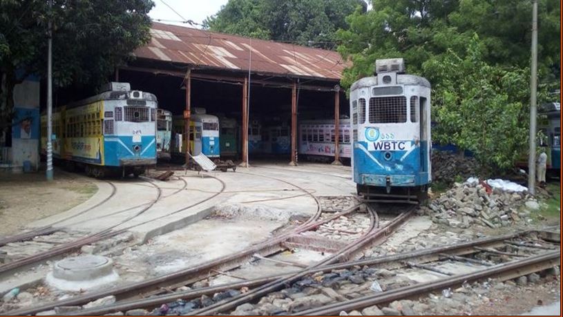 Belgachia Tram Depot