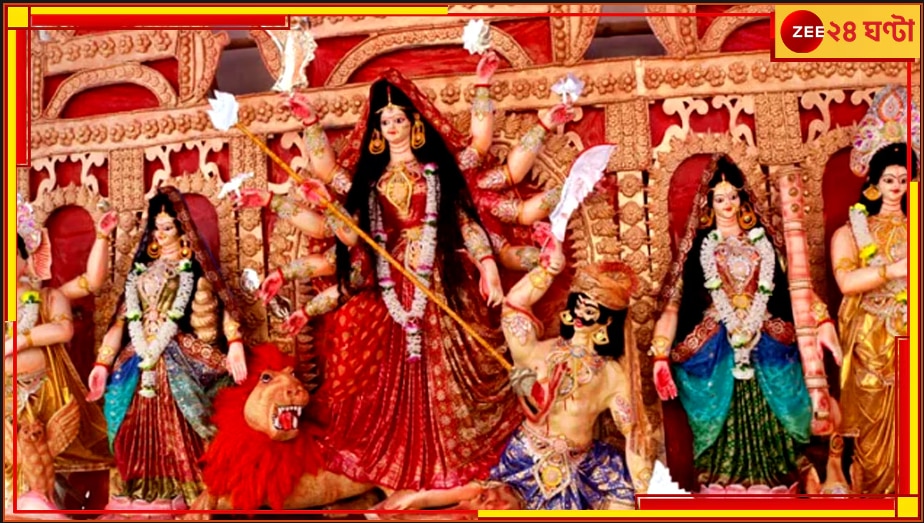 Bangladesh | Durga Puja: অসাধারণ হাতের কাজ! এপার বাংলার দুর্গা মন্ডপে ভাস্কর্য ফুটিয়ে তুললেন বাংলাদেশের এক...