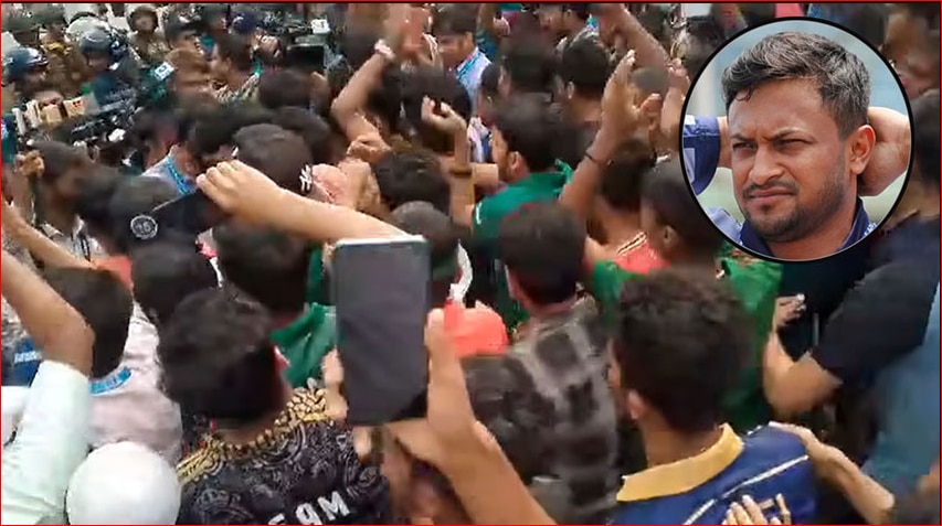 Shakib Al Hasan fans and opponents