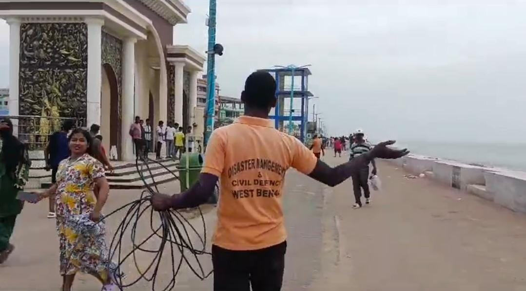 Cyclone Dana impact in Digha