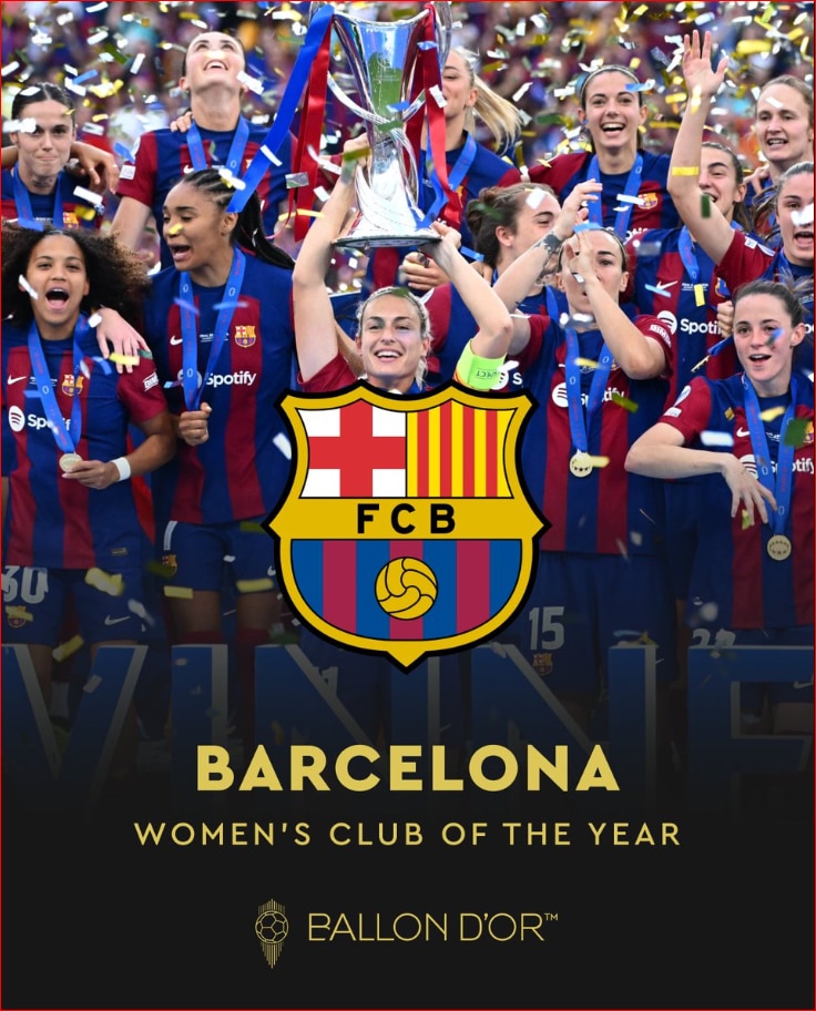  Women's Club of the Year: Barcelona