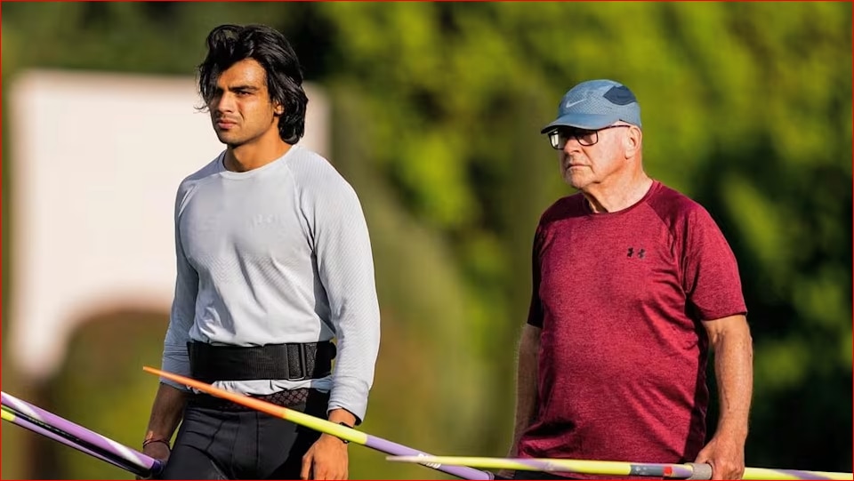 Klaus Bartonietz With Neeraj Chopra