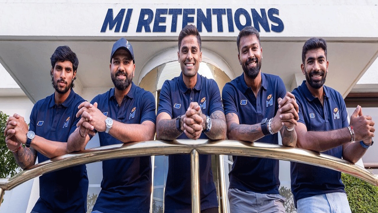 Mumbai Indians IPL 2025 Retained List 