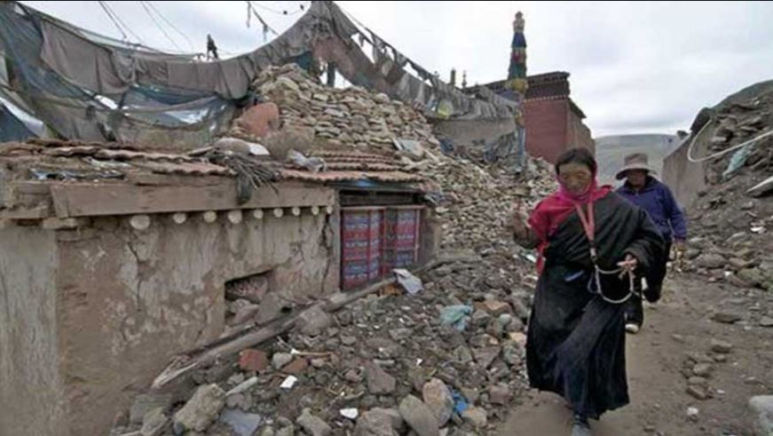 Earthquake hits Tibet