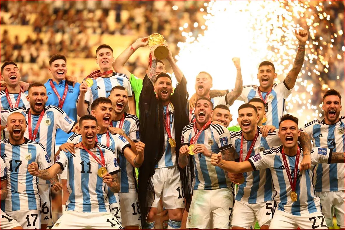  Argentine football team’s arrival on Indian soil