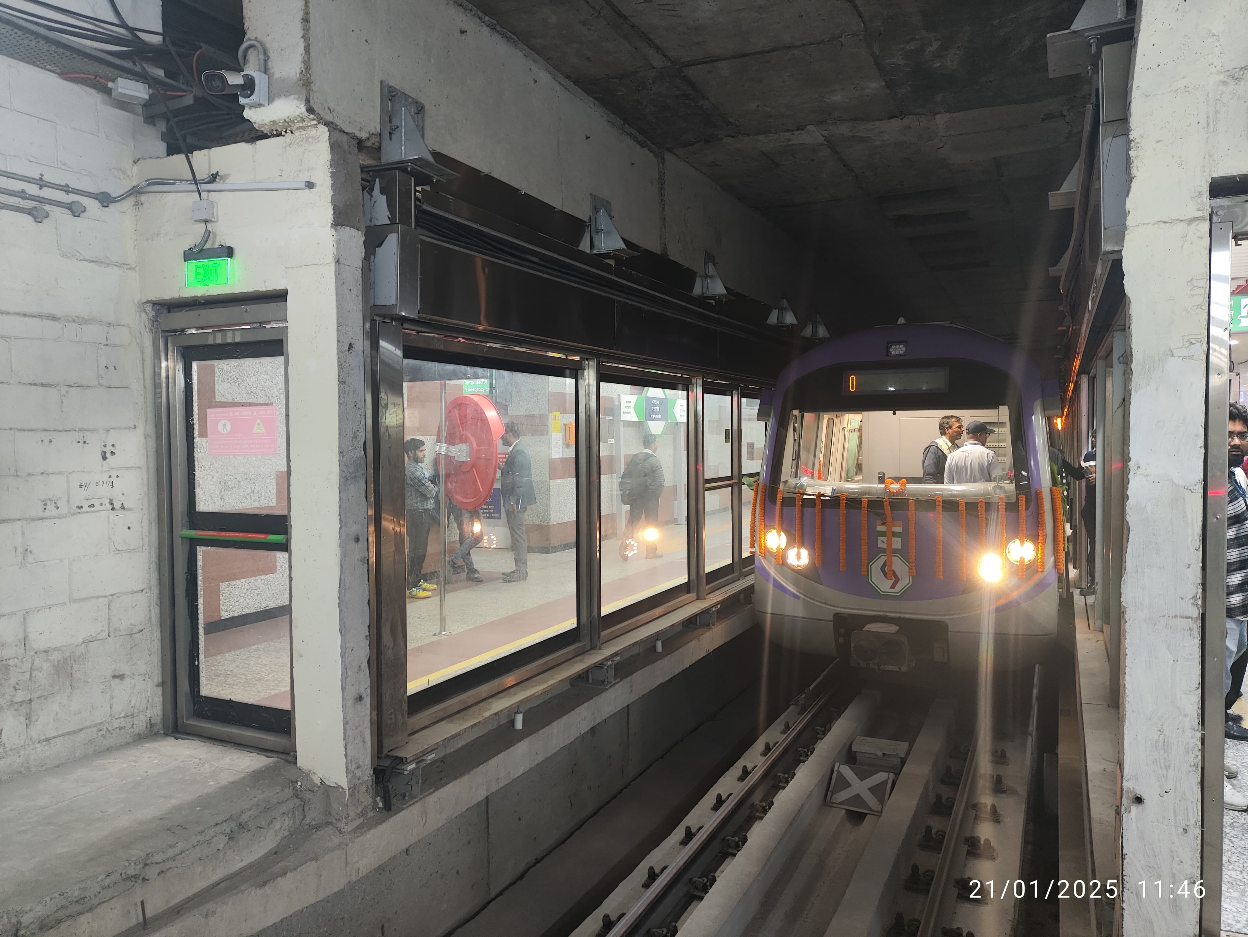 East West Metro Sealdaha Esplanade trial run