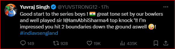  Abhishek Sharma Got Yuvraj Singh As Mentor