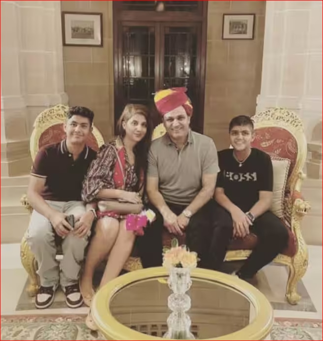 Virender Sehwag and Aarti's Ahlawat Children