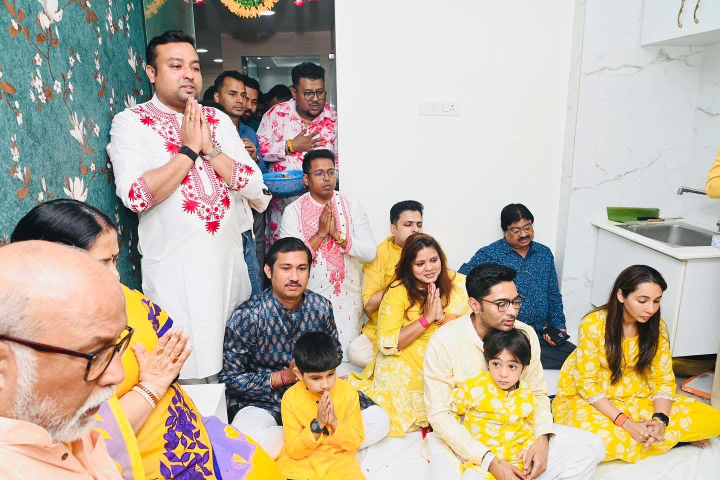 Abhishek Banerjee performs Saraswati Puja