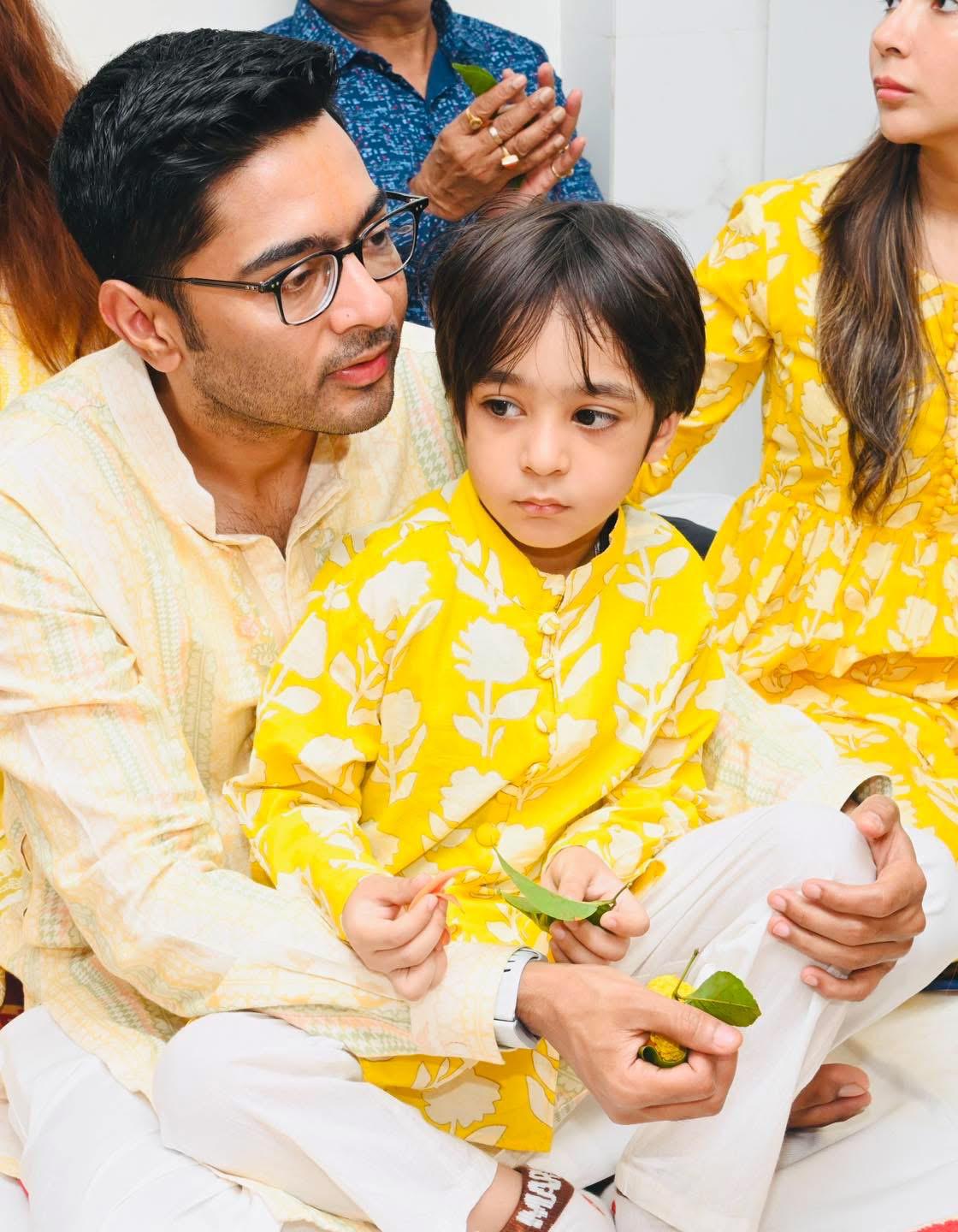 Abhishek Banerjee performs Saraswati Puja