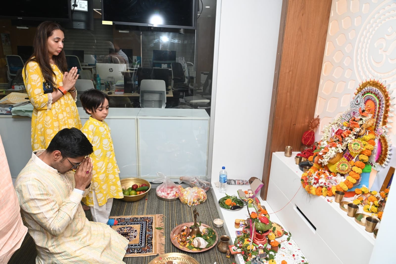 Abhishek Banerjee performs Saraswati Puja