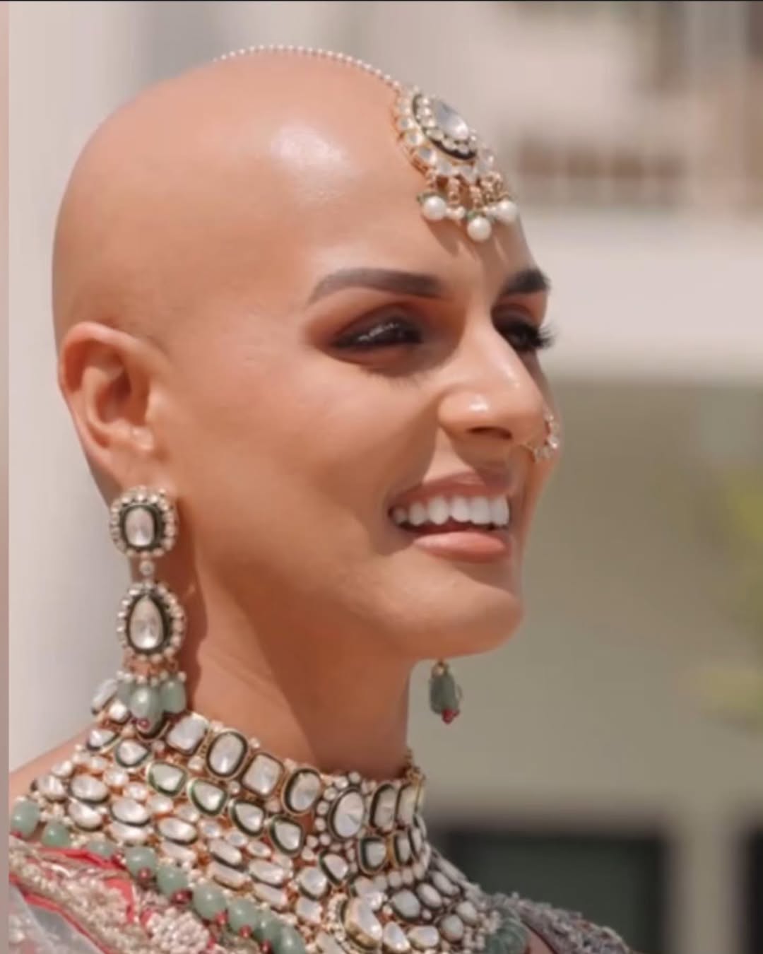 Indian Bald Bride