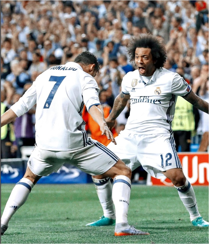 Cristiano Ronaldo And Marcelo