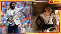 রাইডার অরিজিত্‍, ব্যাকসিটে এড শিরন! জিয়াগঞ্জের রাস্তায় ছুটছে স্কুটি...