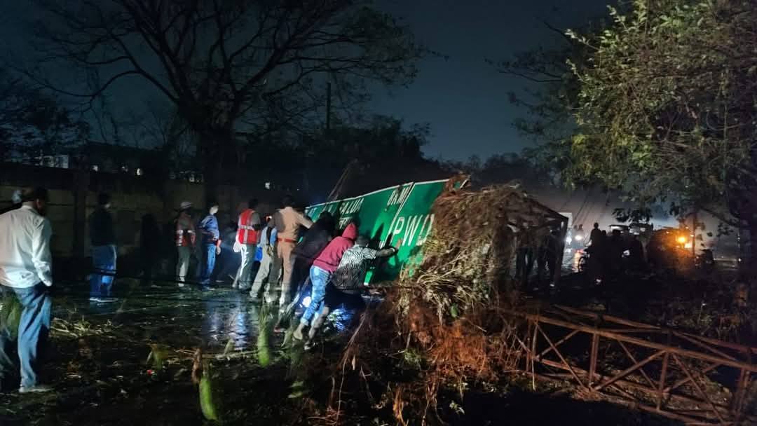 Kharagpur Hailstorm Photos