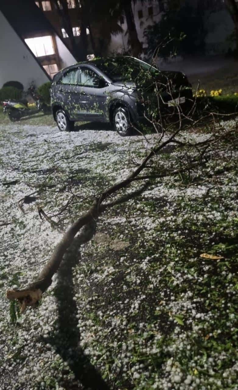 Kharagpur Hailstorm Photos