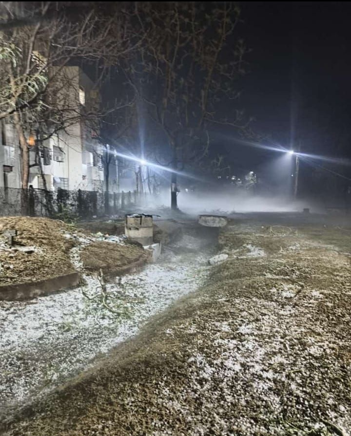 Kharagpur Hailstorm Photos