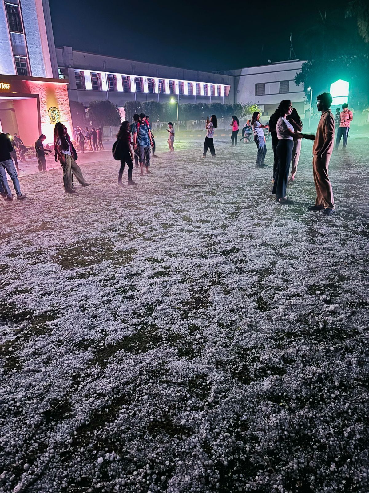 Kharagpur Hailstorm Photos