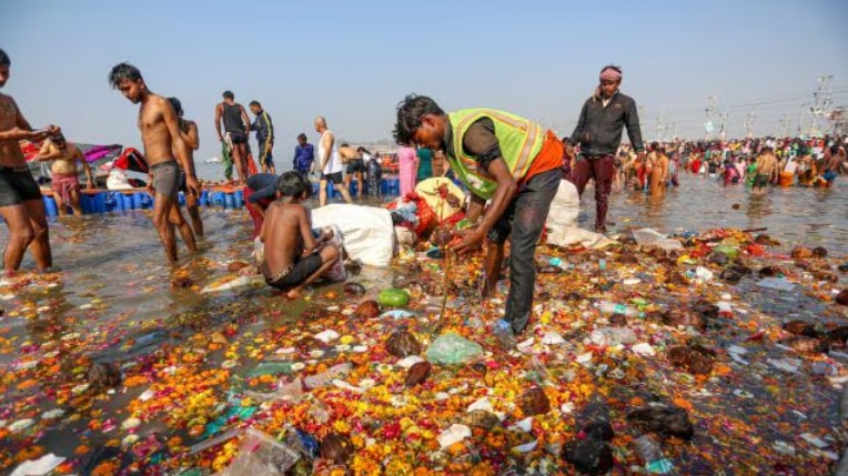 Mahakumbh faecal Coliform contaminated water causes diseases