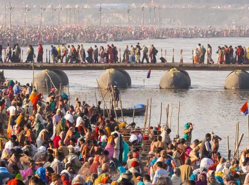 Mahakumbh faecal Coliform contaminated water causes diseases