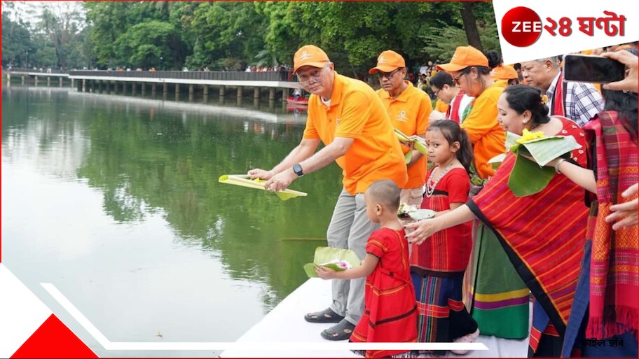 Baisabi Utsab: জল ছিটিয়ে, নেচে-গেয়ে ঢাকায় বৈসাবি উৎসবের উদযাপনে বাংলাদেশের পাহাড়িরা...