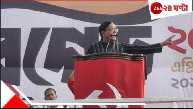 নিশানায় তৃণমূল বিজেপি, ‘আজ থেকে লড়াই শুরু’, ব্রিগেড থেকে বার্তা সেলিমের.. Left meeting in brigade-parade-ground