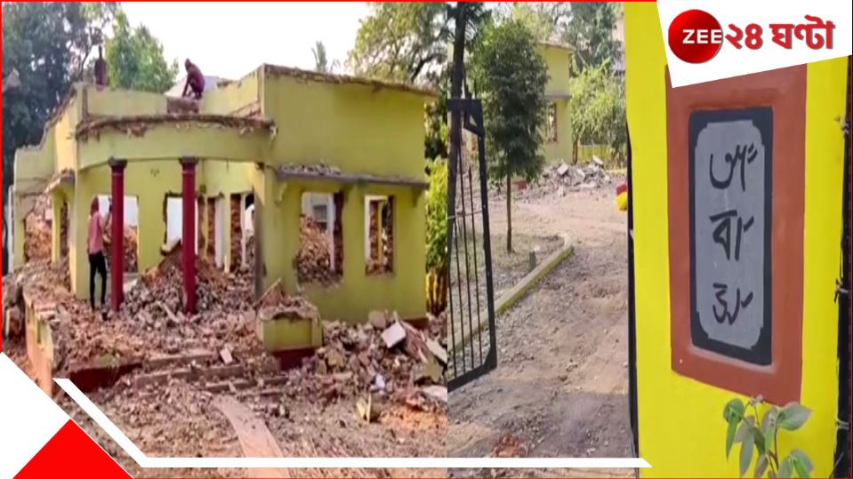 Santiniketan: শোকস্তব্ধ শান্তিনিকেতন! গুঁড়িয়ে দেওয়া হচ্ছে অবনীন্দ্রনাথ ঠাকুরের বাড়ি...