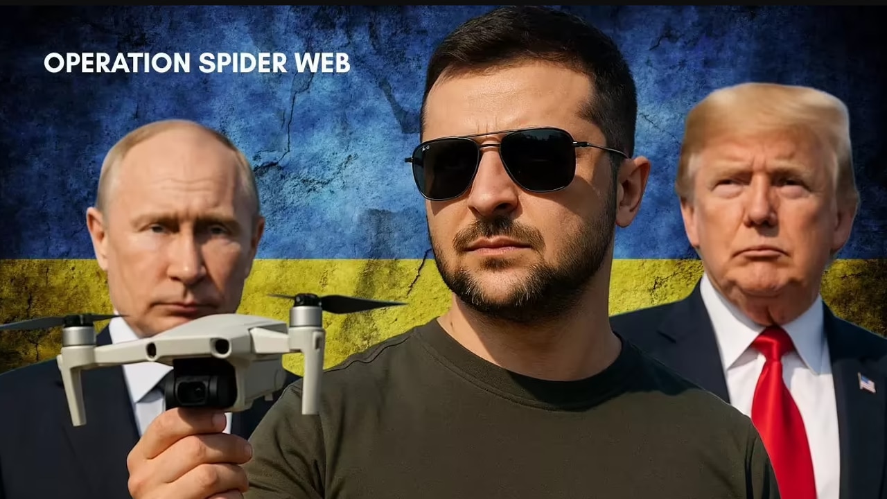 জেলেনস্কির 'মাকড়সার জাল' Operation Spider's Web