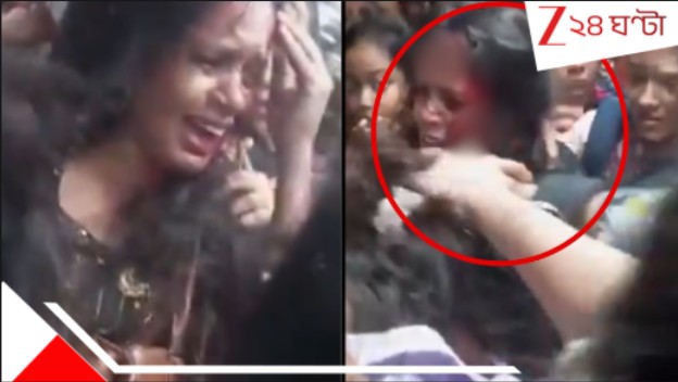 Watch Mumbai local train fighting: WATCH | জায়গা নিয়ে চুলোচুলি... ২ মহিলার কিল-চড়-ঘুষি, ফাটল মাথা! লেডিস স্পেশালে রক্তারক্তি কাণ্ড! Watch Mumbai local train fighting: WATCH | জায়গা নিয়ে চুলোচুলি... ২ মহিলার কিল-চড়-ঘুষি, ফাটল মাথা! লেডিস স্পেশালে রক্তারক্তি কাণ্ড!
