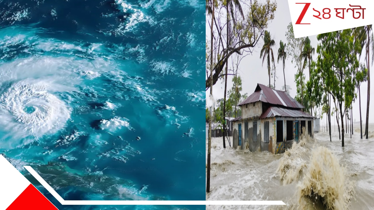 জোড়া ঘূর্ণাবর্তের রক্তচক্ষু! ২৫ জুনেই উথালপাথাল বঙ্গোপসাগর! অতি ভারী বৃষ্টি চলবে ক’দিন?। monsoon updates two cyclonic systems looming large turmoil over bay of bengal devastating Rainy Season flood in Bengal Rain in south bengal Rain in north bengal bengal Weather Update kolkata weather