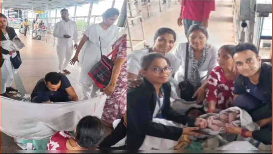 Jhansi station army doctor delivery