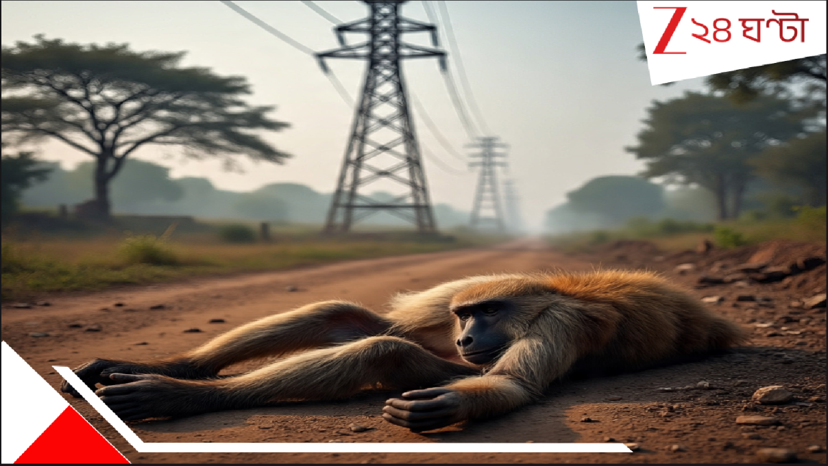Monkeys Death from Electrocution: সঙ্গীকে বাঁচাতে বিদ্যুৎস্পৃষ্ট হয়ে মৃত্যু হনুমানের! ওদিকে সাক্ষাৎ মৃত্যুর মুখ থেকে ফিরলেন মা-ছেলে... Monkeys Death from Electrocution: সঙ্গীকে বাঁচাতে বিদ্যুৎস্পৃষ্ট হয়ে মৃত্যু হনুমানের! ওদিকে সাক্ষাৎ মৃত্যুর মুখ থেকে ফিরলেন মা-ছেলে...